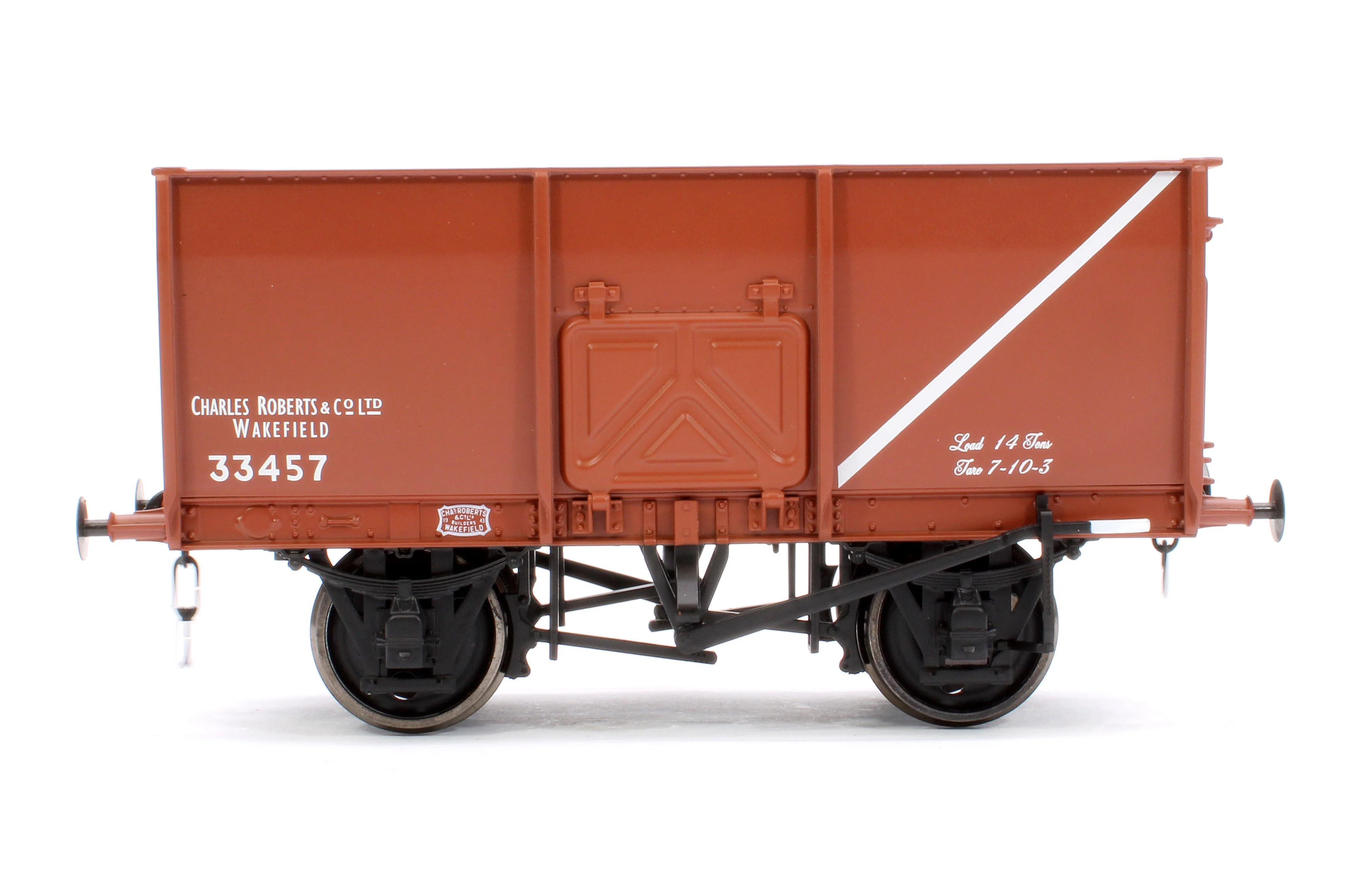 7F-041-002 14T Slope Sided Mineral Wagon Bauxite 33457 Charles Roberts & Co. - Image 2
