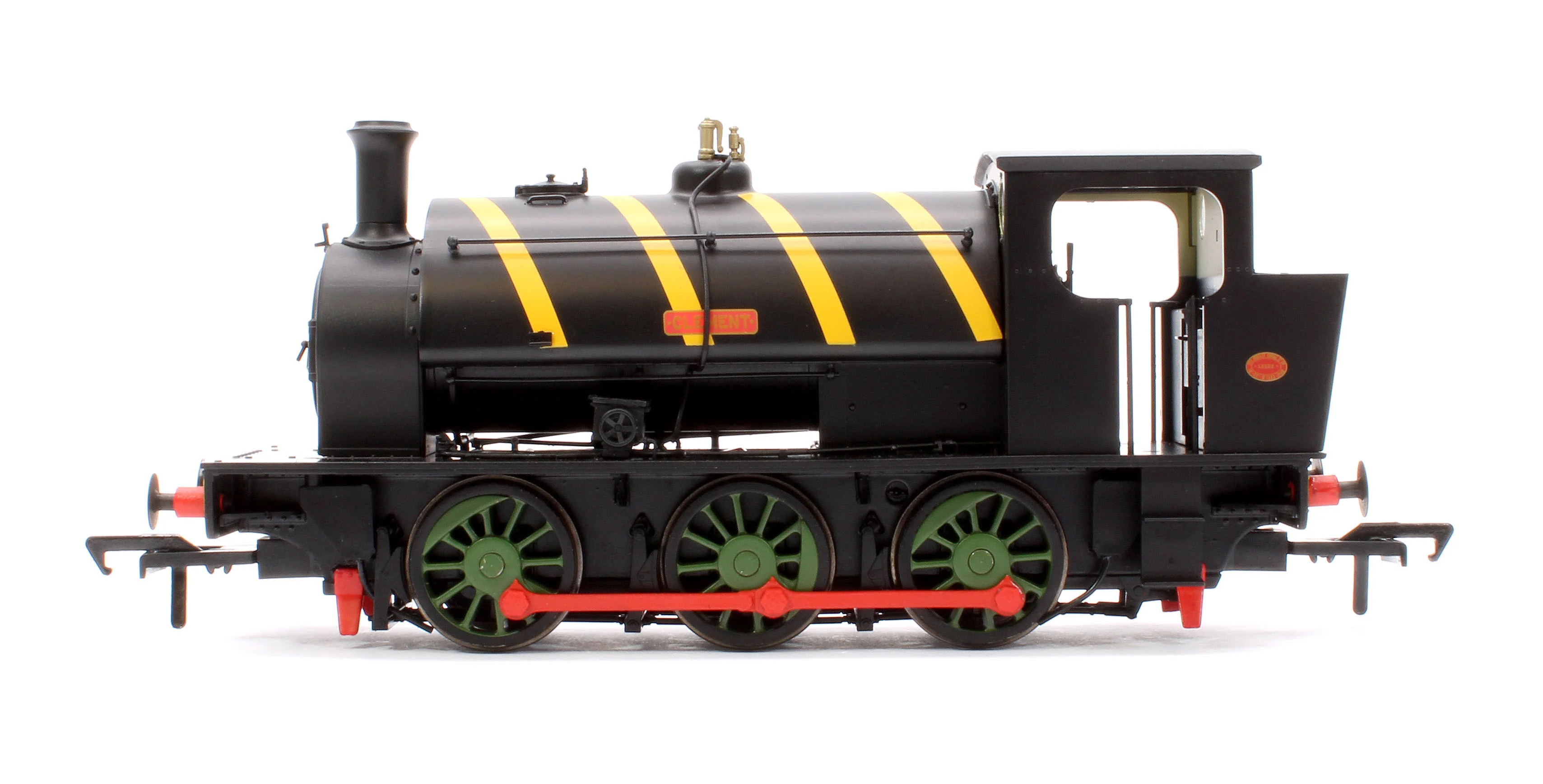 903014 16” Hunslet "Clement", NCB Brodsworth Colliery black with yellow stripes, No. 1983 - Steam Tank Locomotive - Image 5