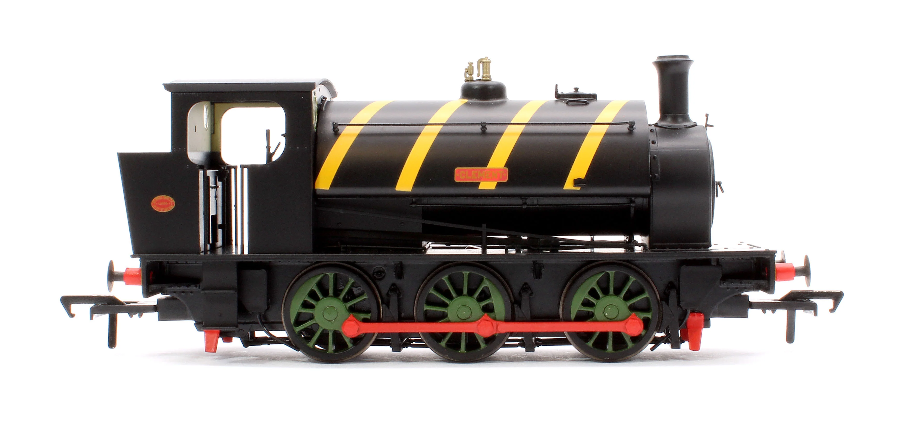 903014 16” Hunslet "Clement", NCB Brodsworth Colliery black with yellow stripes, No. 1983 - Steam Tank Locomotive - Image 6