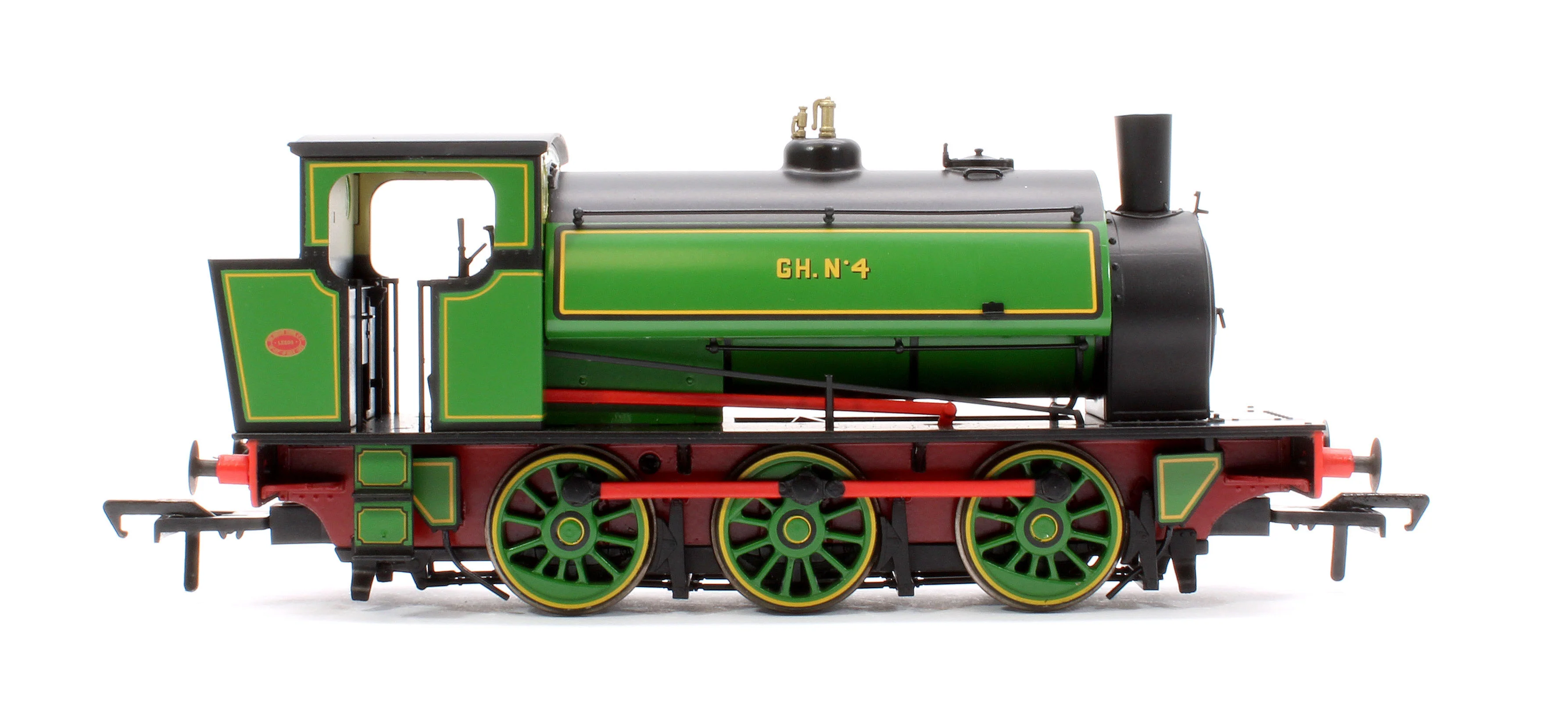 903015SR 16” Hunslet No. 4, Glasshoughton Colliery Lined Green, Stovepipe Chimney, No. 3855 (DCC Ready) - Image 6