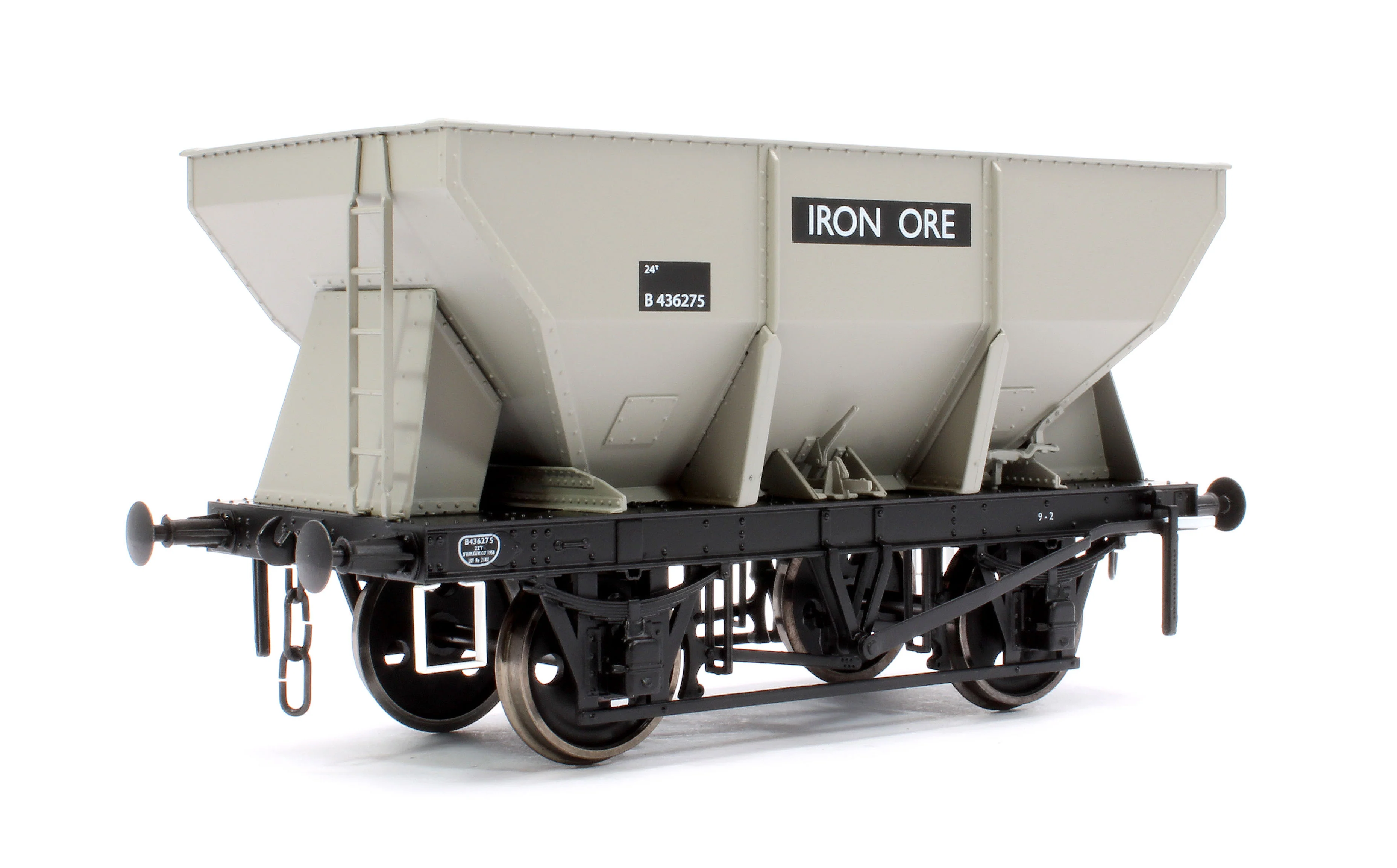7F-033-002 24T Steel Ore Hopper BR Grey B436275 (as at Rutland)