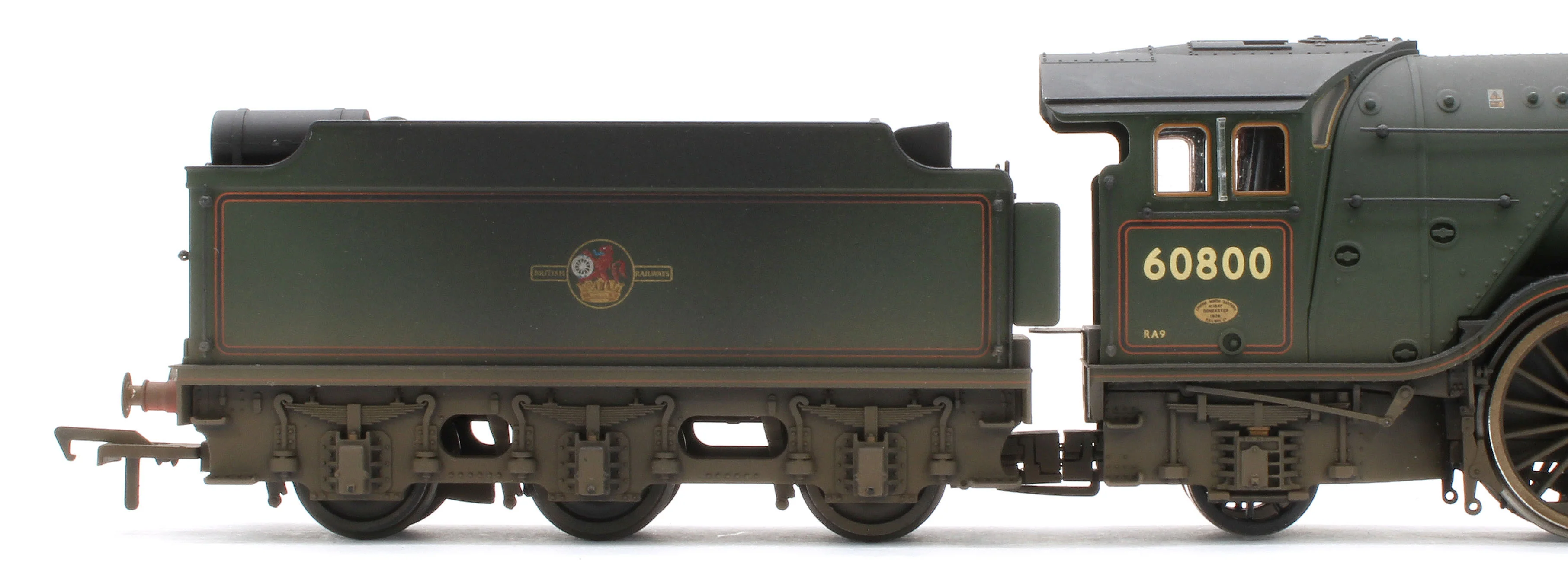 35-205NRMSFW Bespoke Weathered 'Green Arrow' BR Lined Green (Late Crest) Class V2 2-6-2 No.60800 Steam Locomotive - DCC Sound - Image 10