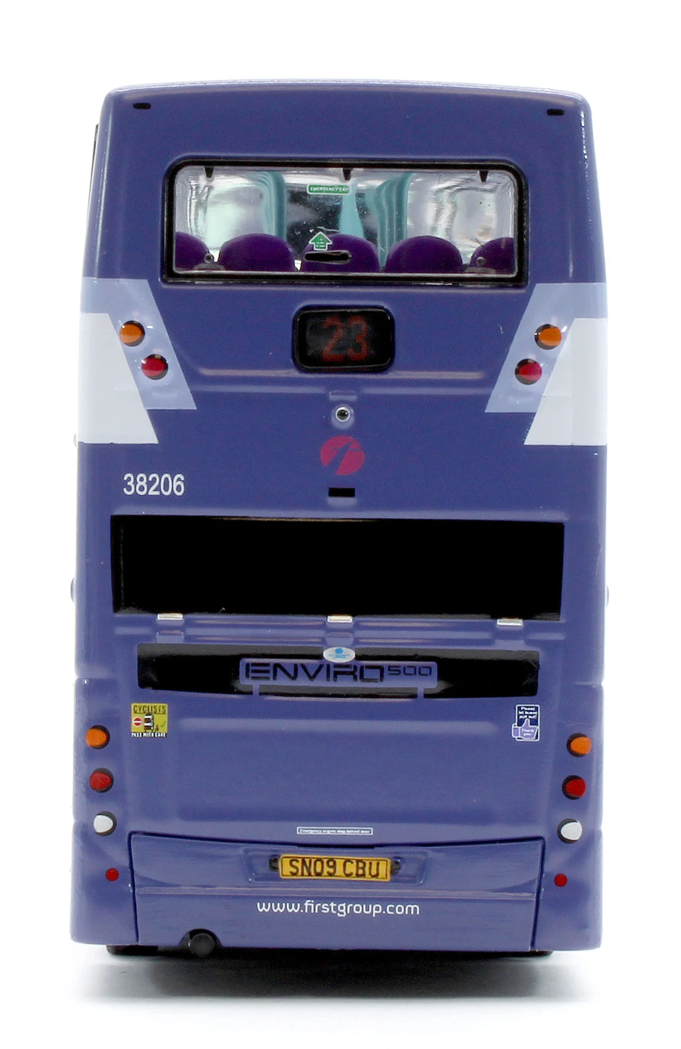 UKD76002 Dennis Trident ENVIRO500 Euro IV 12.1M First Bus Aberdeen Rt.23 - Sheddocksley - Image 8