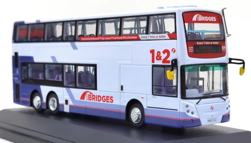 UKD76003 Dennis Trident E500 First Bus - SN09 CCO Aberdeen The Bridges Ft38216 Rt1 Danestone - Image 2