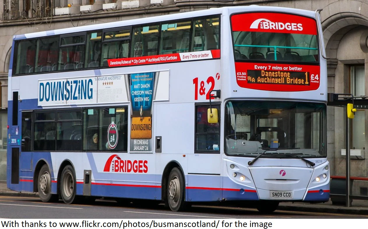 UKD76003 Dennis Trident E500 First Bus - SN09 CCO Aberdeen The Bridges Ft38216 Rt1 Danestone - Image 5