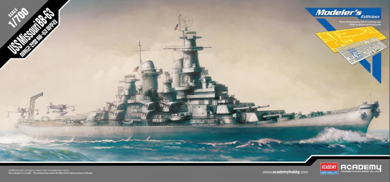 PKAY14223 USS Missouri BB-63 Modeller's Edition Model Kit