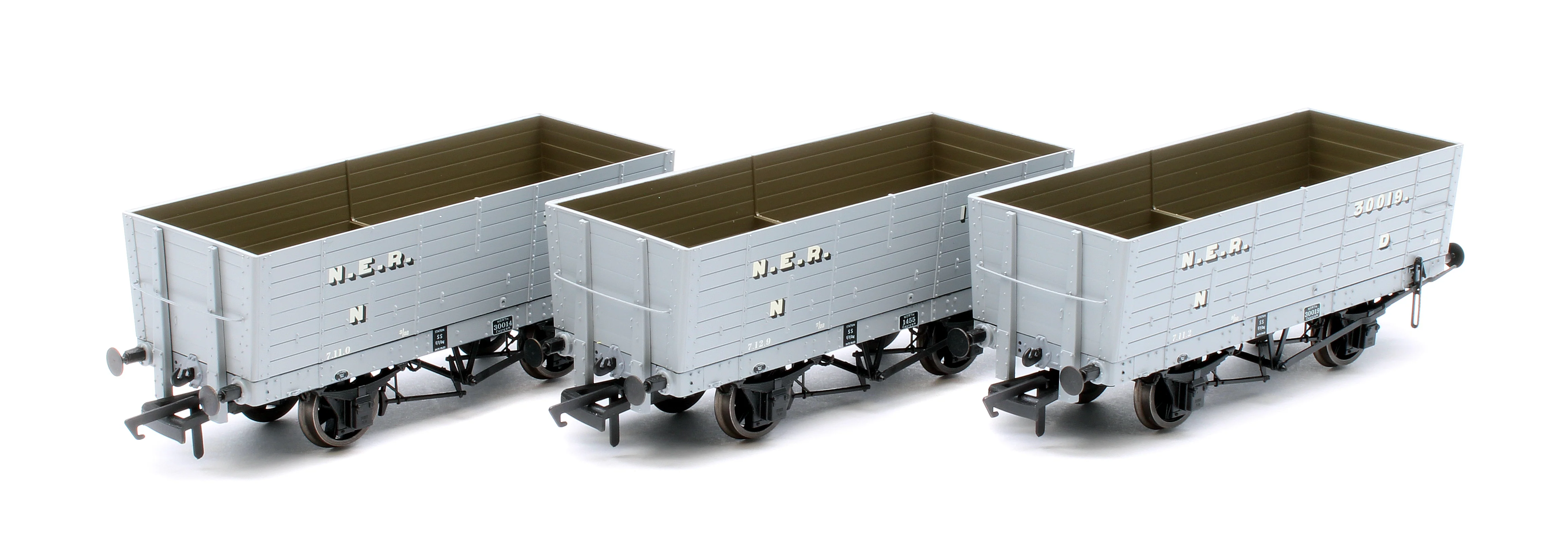 ACC2817 NER 20t hopper - P6 Hopper - 1901-1904 Pre-Grouping: NER Grey - Triple Pack - Image 2