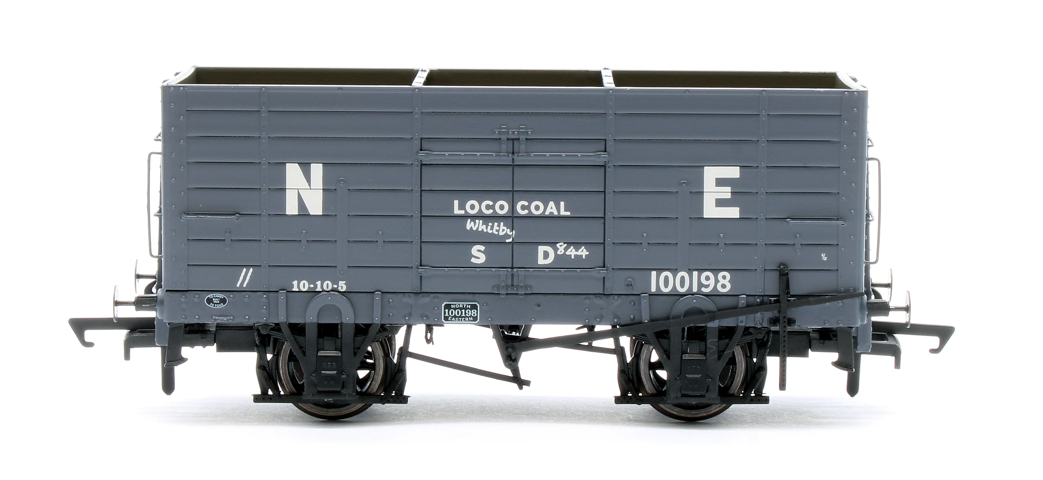 ACC2821 NER 20t Hopper - Mixed Q3 Hopper - Grouping transition period: 1910-22 NER Blue/1923-37 LNER Grey - Triple Pack - Image 8