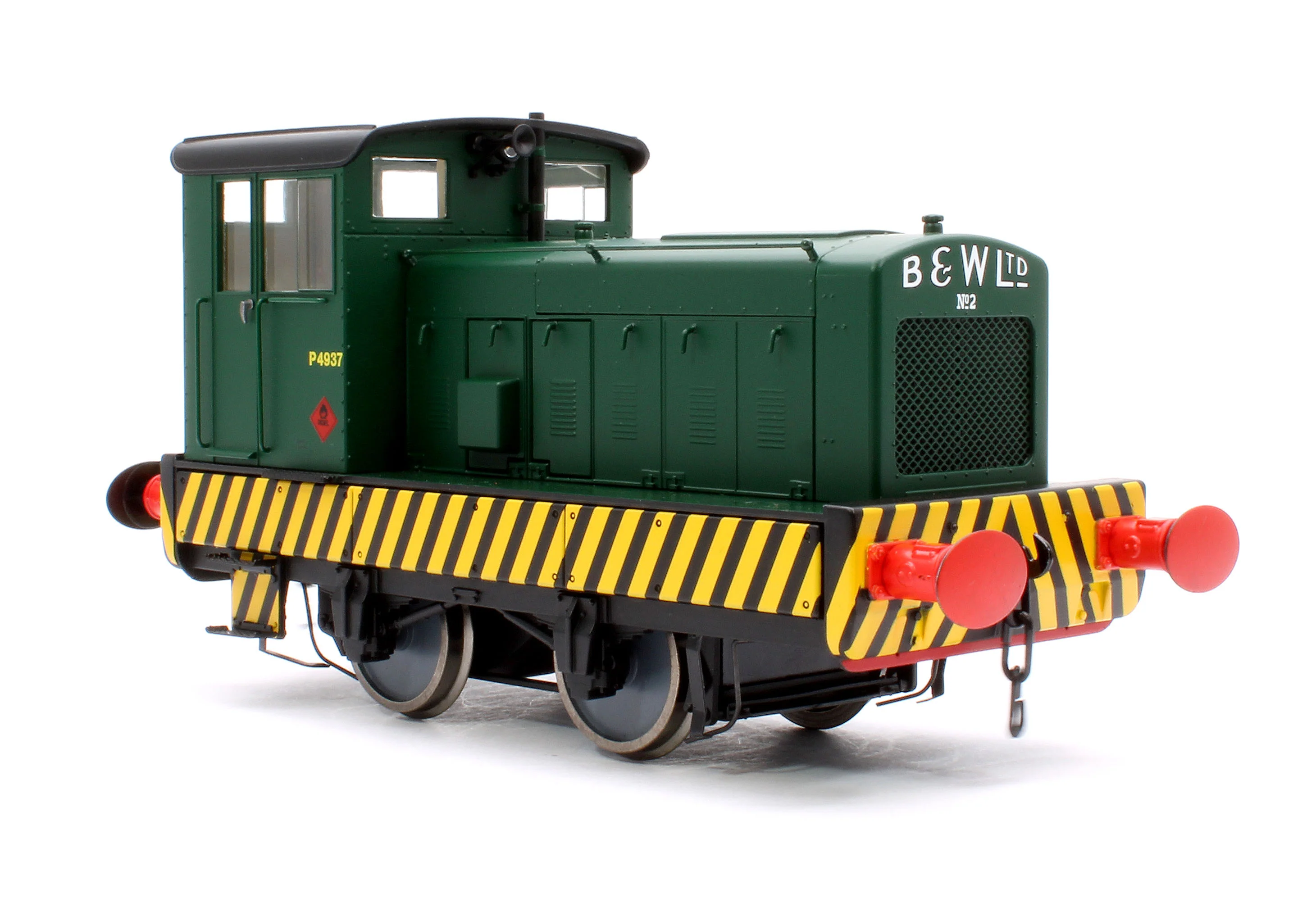 ACC2856 Ruston And Hornsby 88DS 245034/1947 Babcock & Wilcox No. P4937 Industrial Green, with Wasp Stripes Diesel Shunter - Image 4