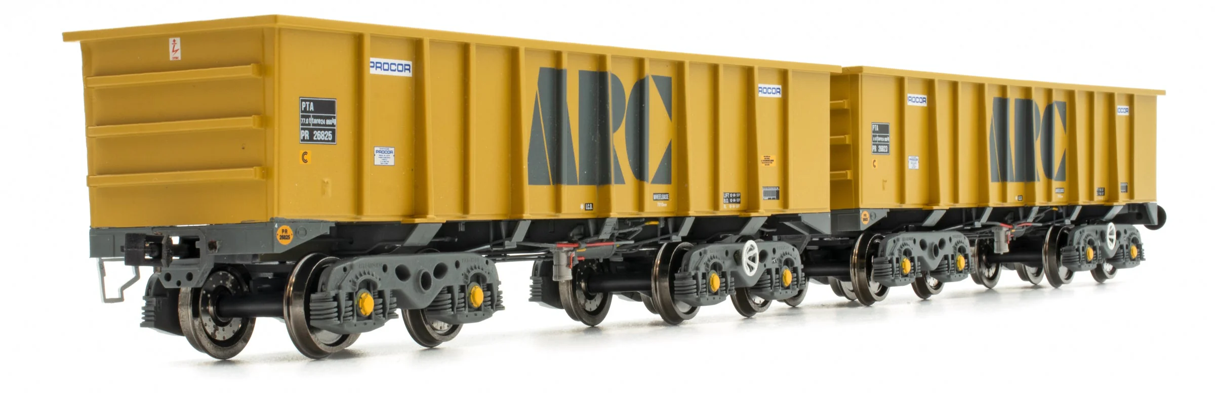 ACC2964 Set of 5 PTA - ARC Early (Procor) Wagons - Pack 1 - Image 2