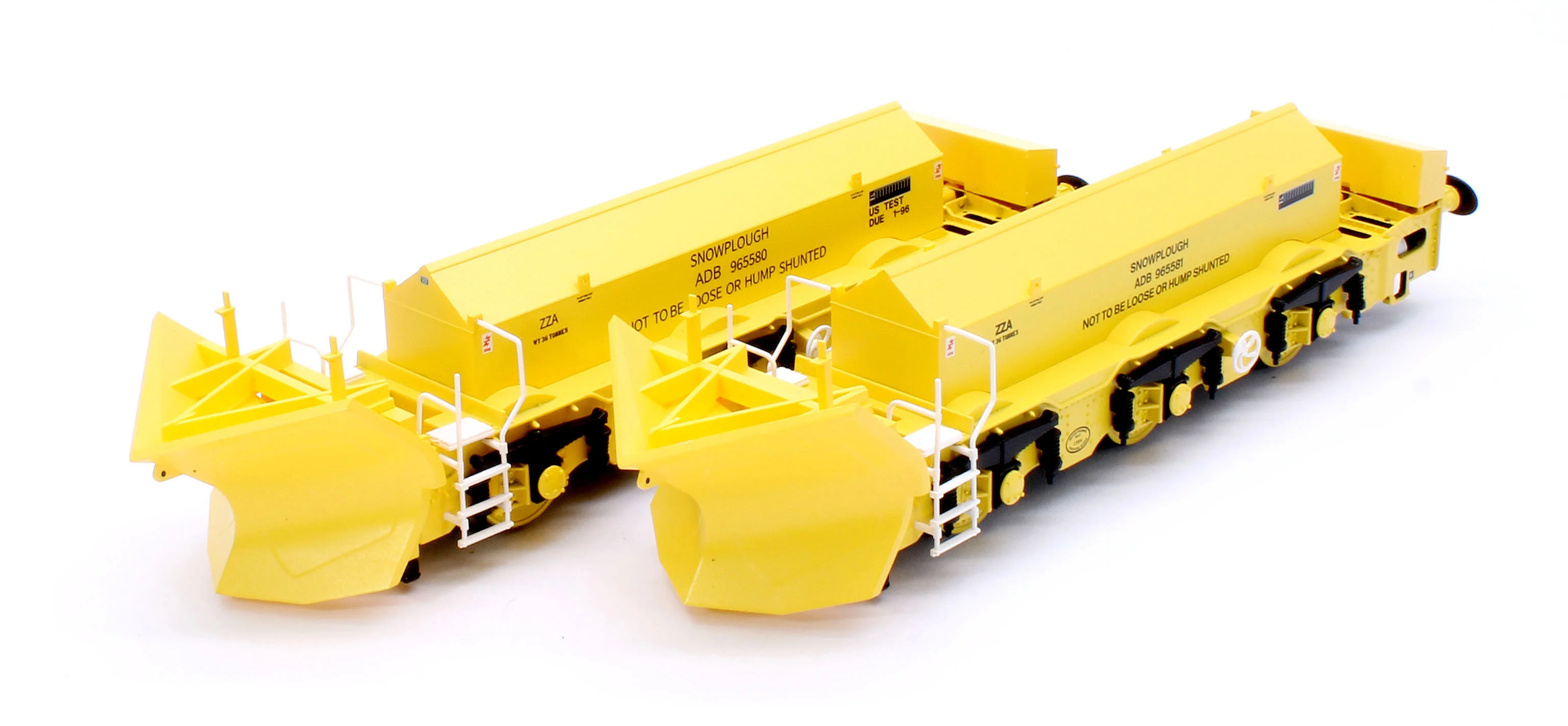 ACC3040 Beilhack Snowplough ZZA ADB965580/581 BR yellow (ex Class 40) Twin Pack