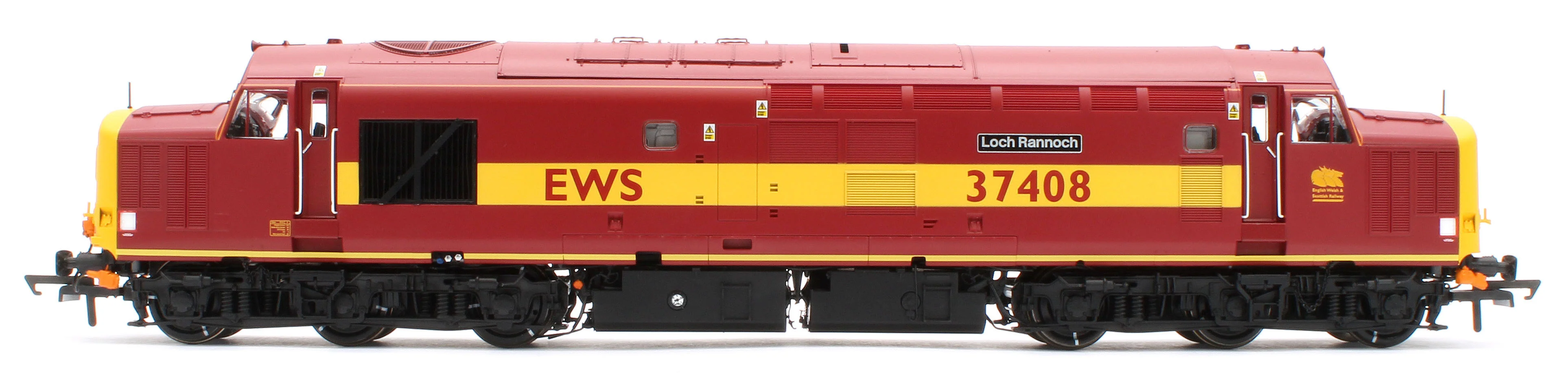 ACC3151 Class 37 Loch Rannoch EWS Maroon & Gold 37408 Diesel Locomotive - Image 2