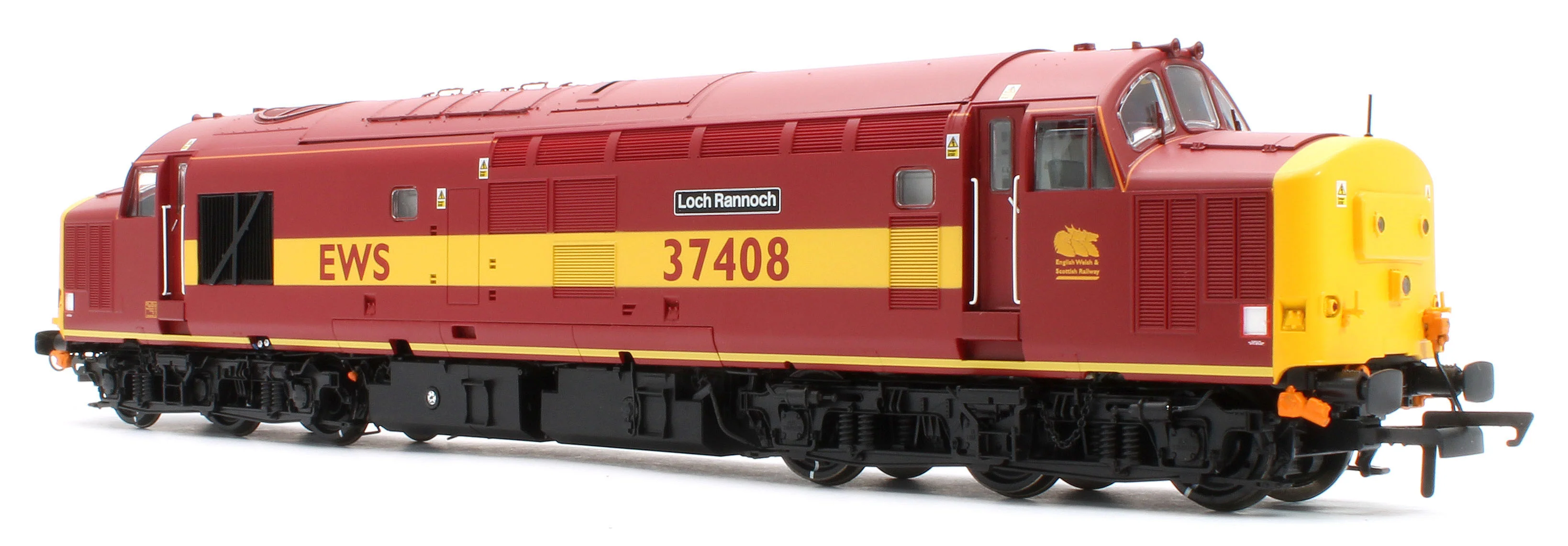 ACC3151 Class 37 Loch Rannoch EWS Maroon & Gold 37408 Diesel Locomotive - Image 3