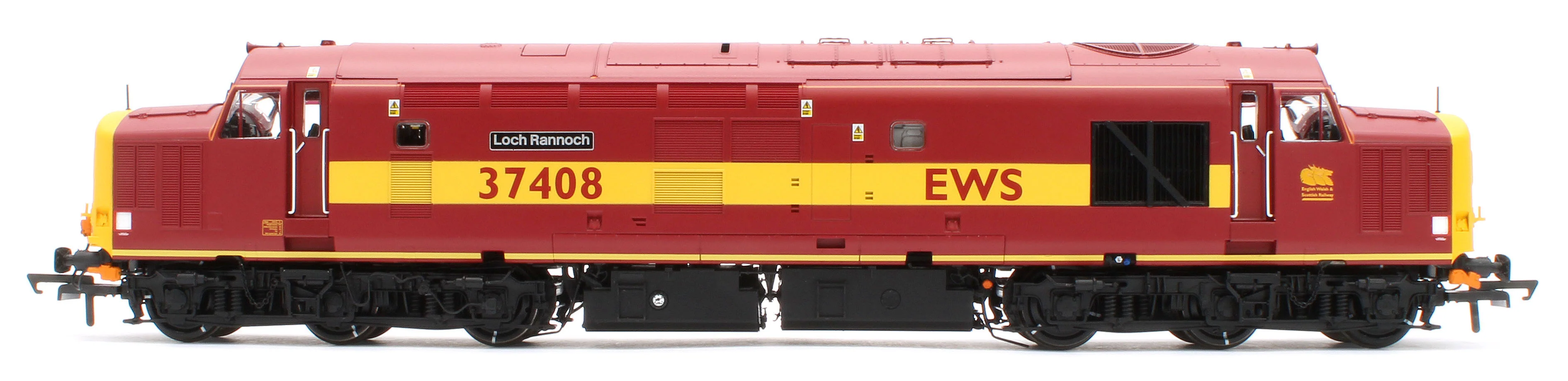 ACC3151 Class 37 Loch Rannoch EWS Maroon & Gold 37408 Diesel Locomotive - Image 5