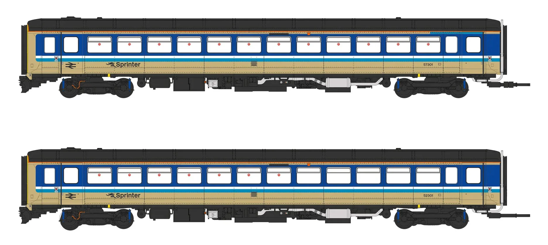 ACC3515-DCC Class 155 2 Car DMU 155301 Provincial Sprinter - DCC Sound