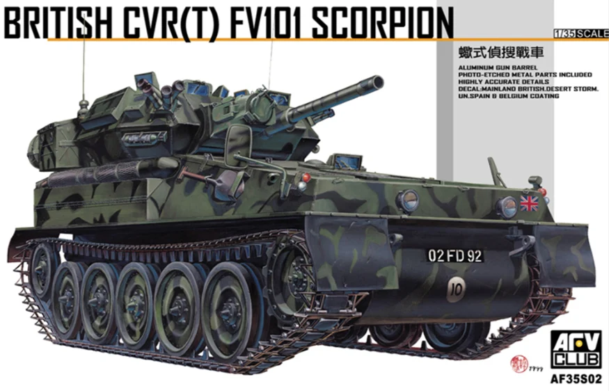 PKAF35S02 AFV Club PKAF35S02 CVR(T) FV101 Scorpion Model Kit