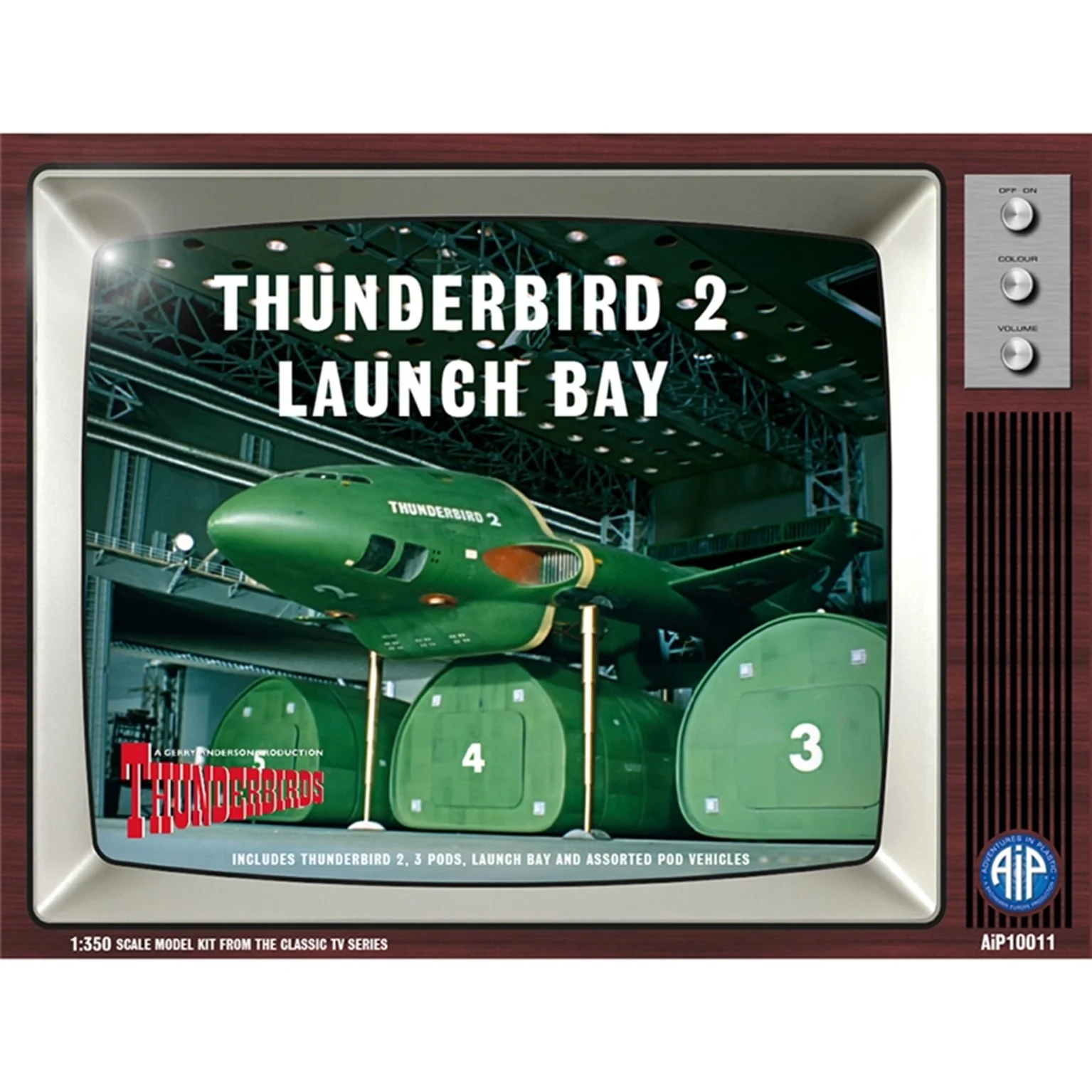 AIP10011 Thunderbird 2 Launch Bay Model Kit - Image 4
