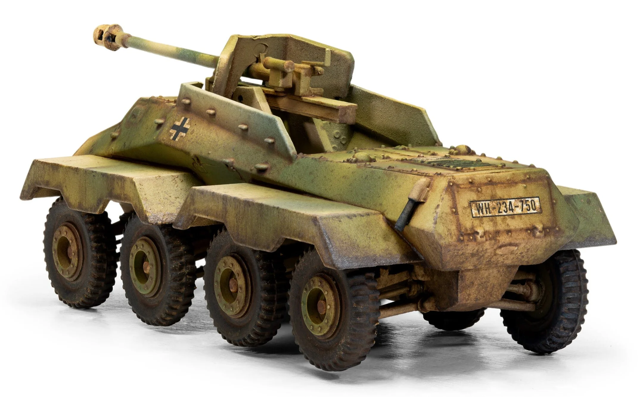 A01311V SDKFz.234 Armoured Car Model Kit - Image 5