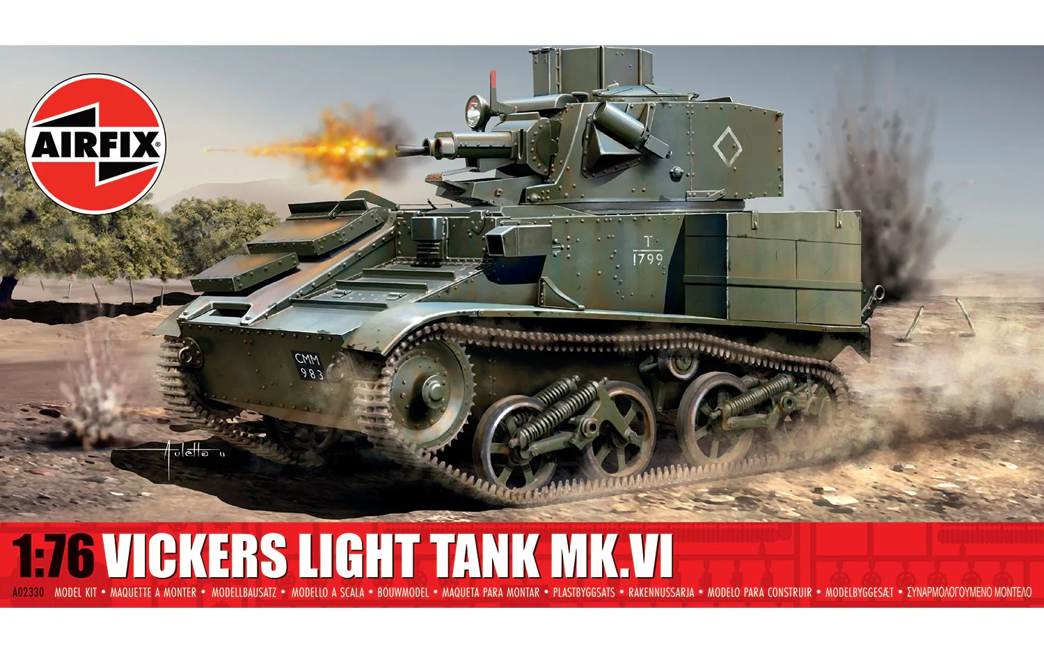 A02330 Vickers Light Tank Mk.VI Model Kit