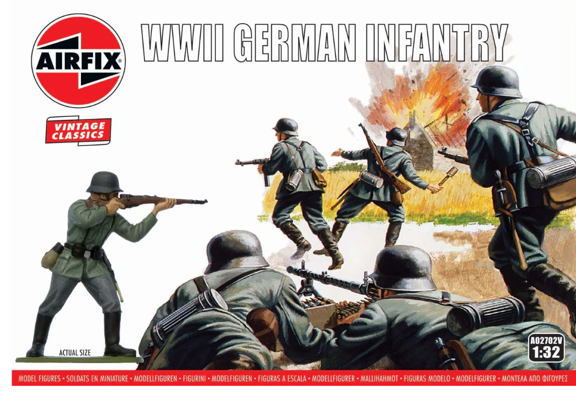 A02702V WWII German Infantry Model Kit