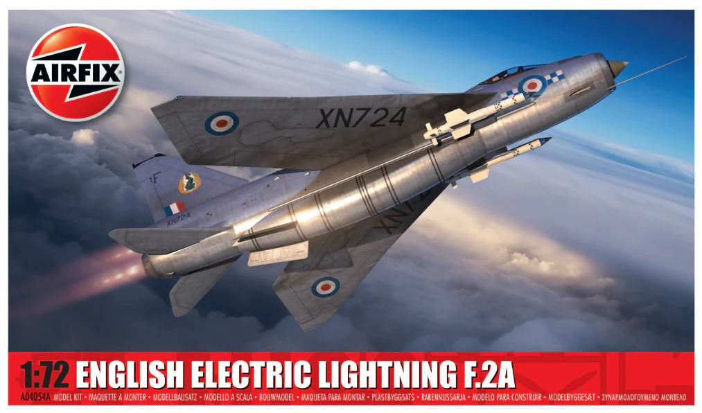 A04054A English Electric Lightning F.2A Model Kit