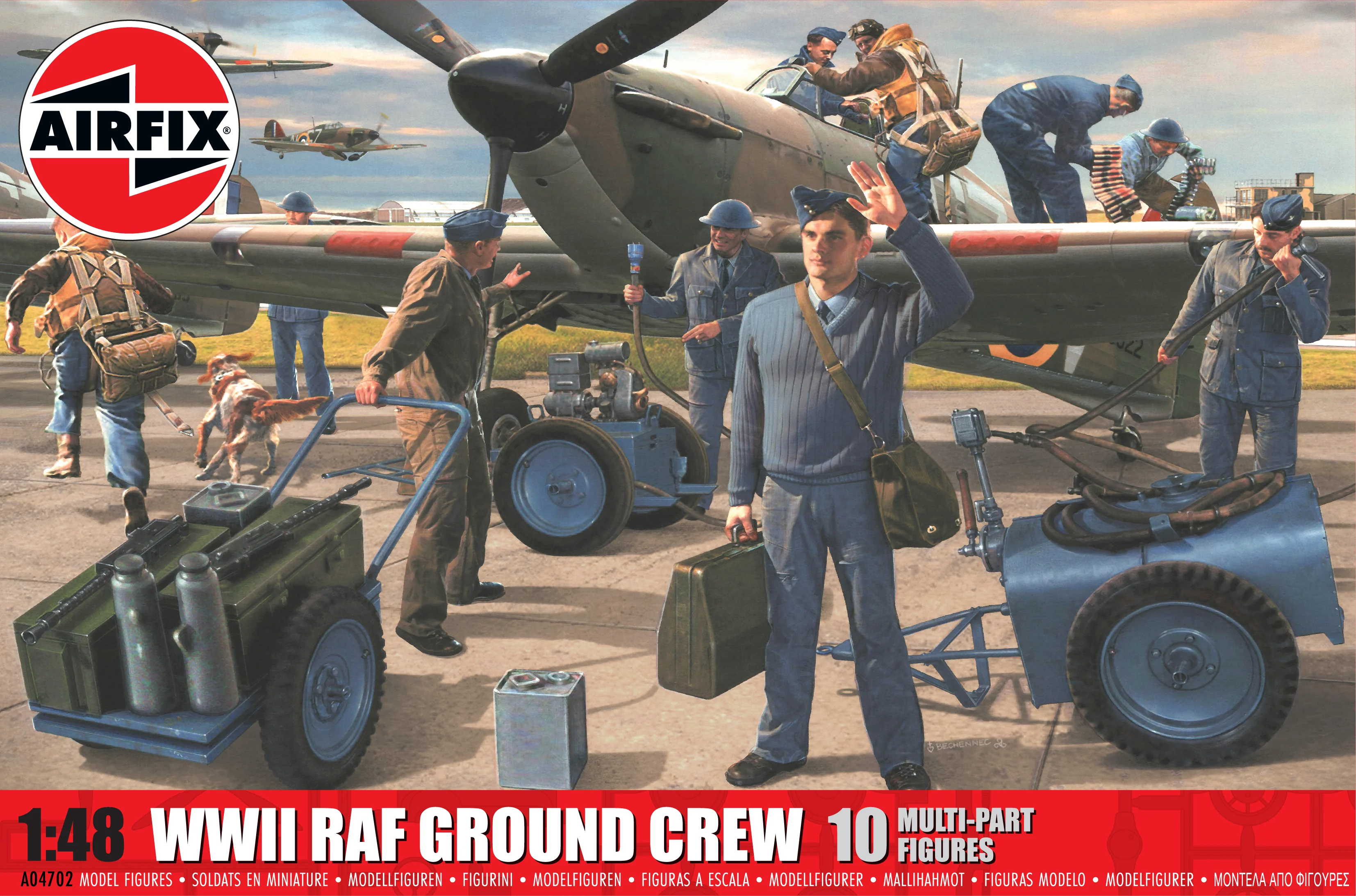 A04702 WWII RAF Ground Crew Model Kit