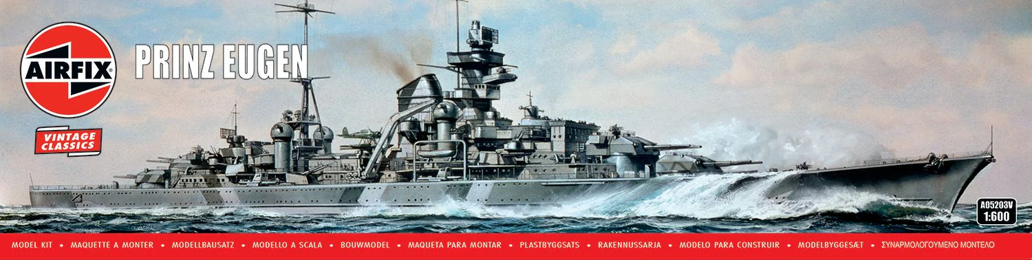 A05203V Prinz Eugen Model Kit - Image 7