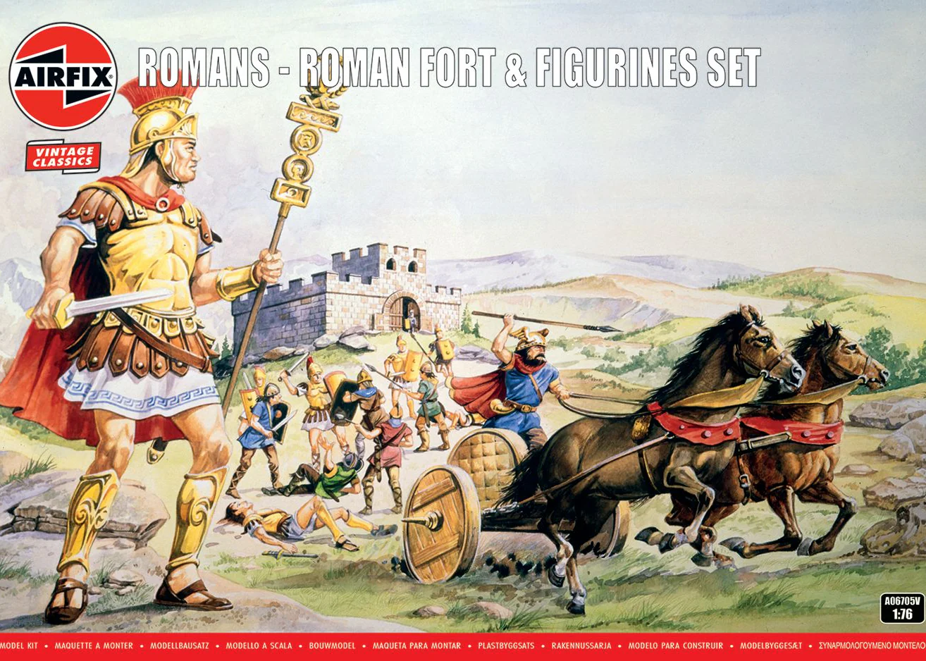 A06705V Romans - Roman Fort & Figurines Set Model Kit
