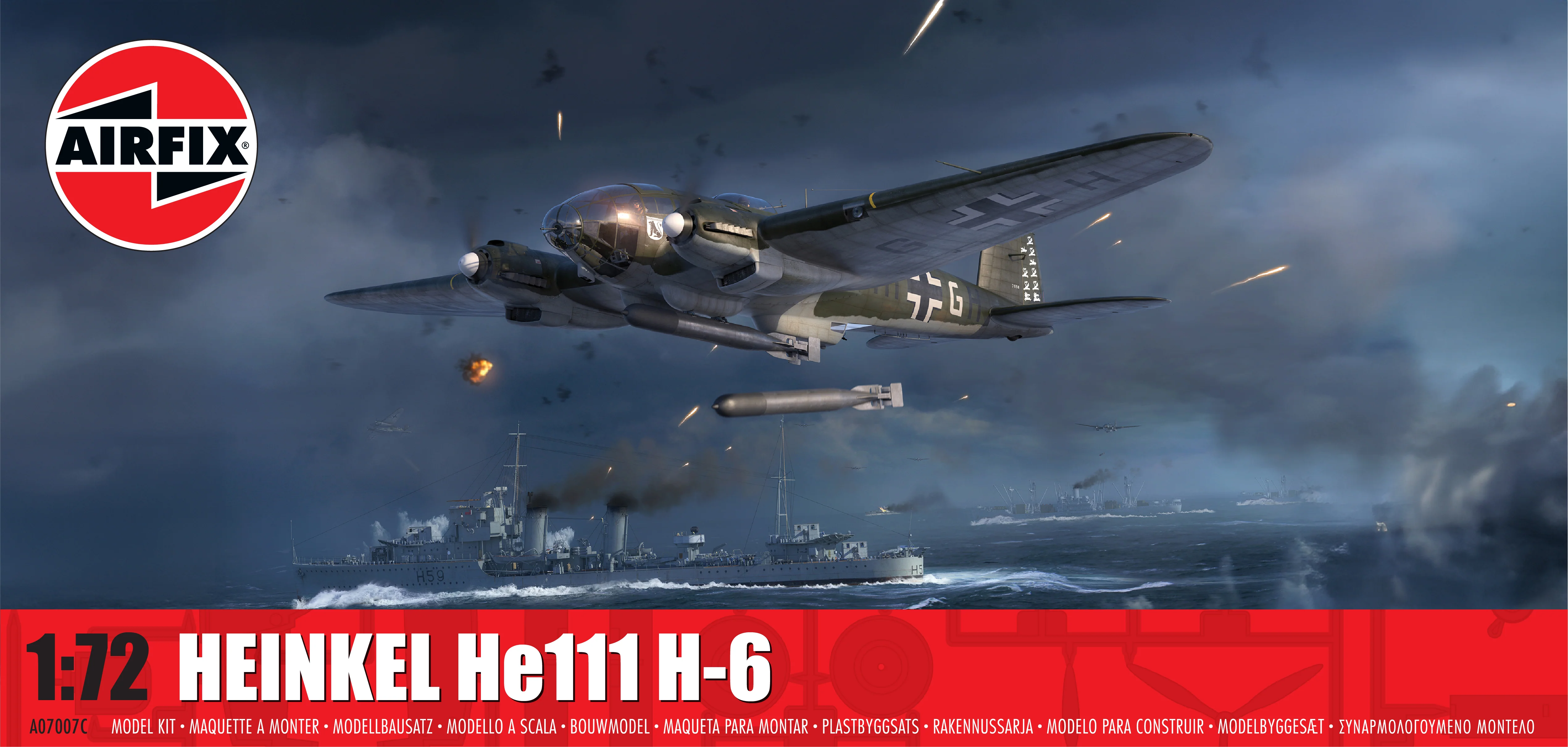 A07007C Heinkel He111 H-6 Model Kit