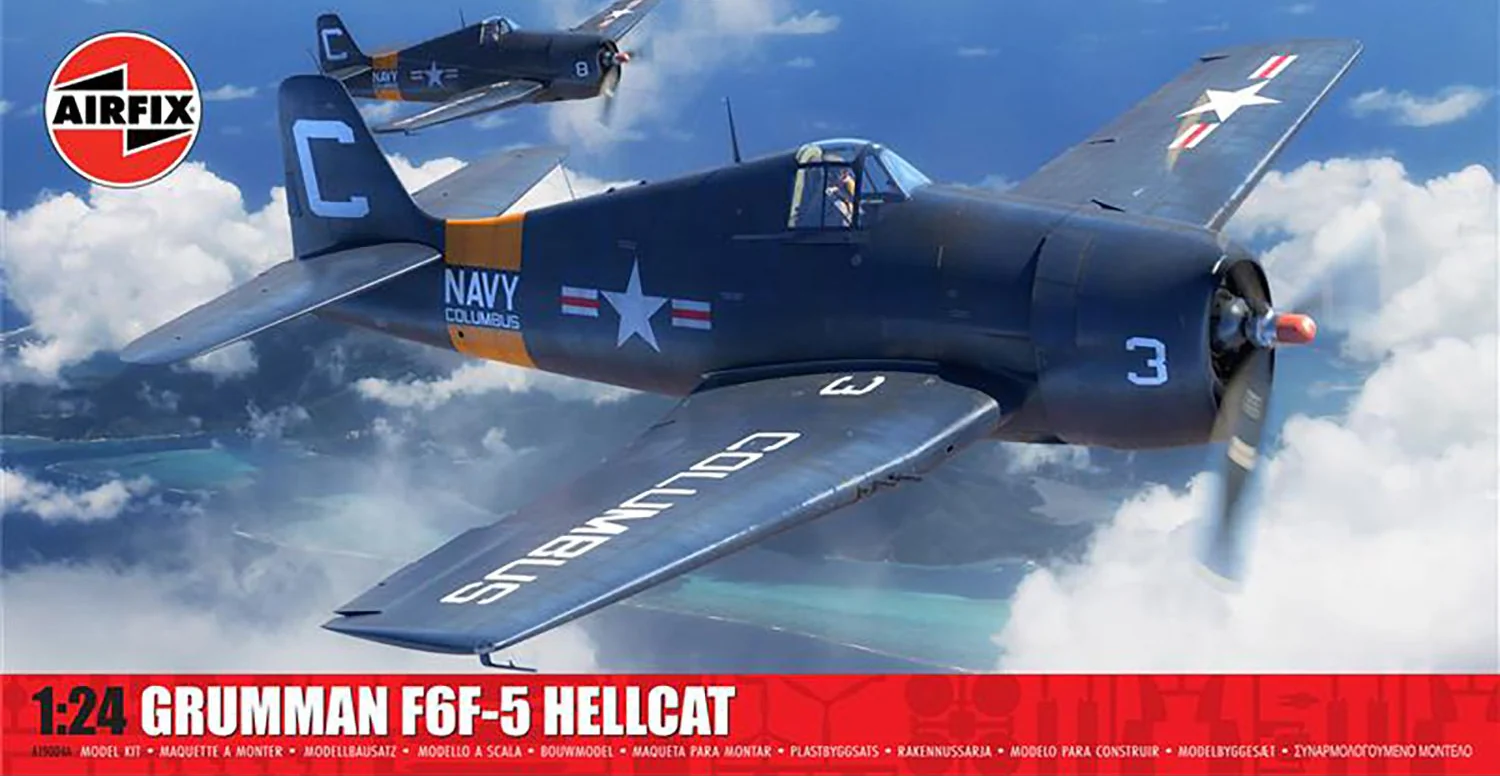 A19004A Grumman F6F-5 Hellcat Model Kit
