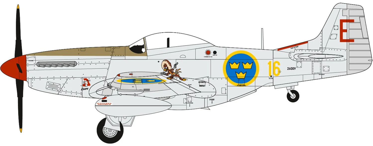 A40004 Swedish Air Force 100th Anniversary Set Model Kit - Image 3
