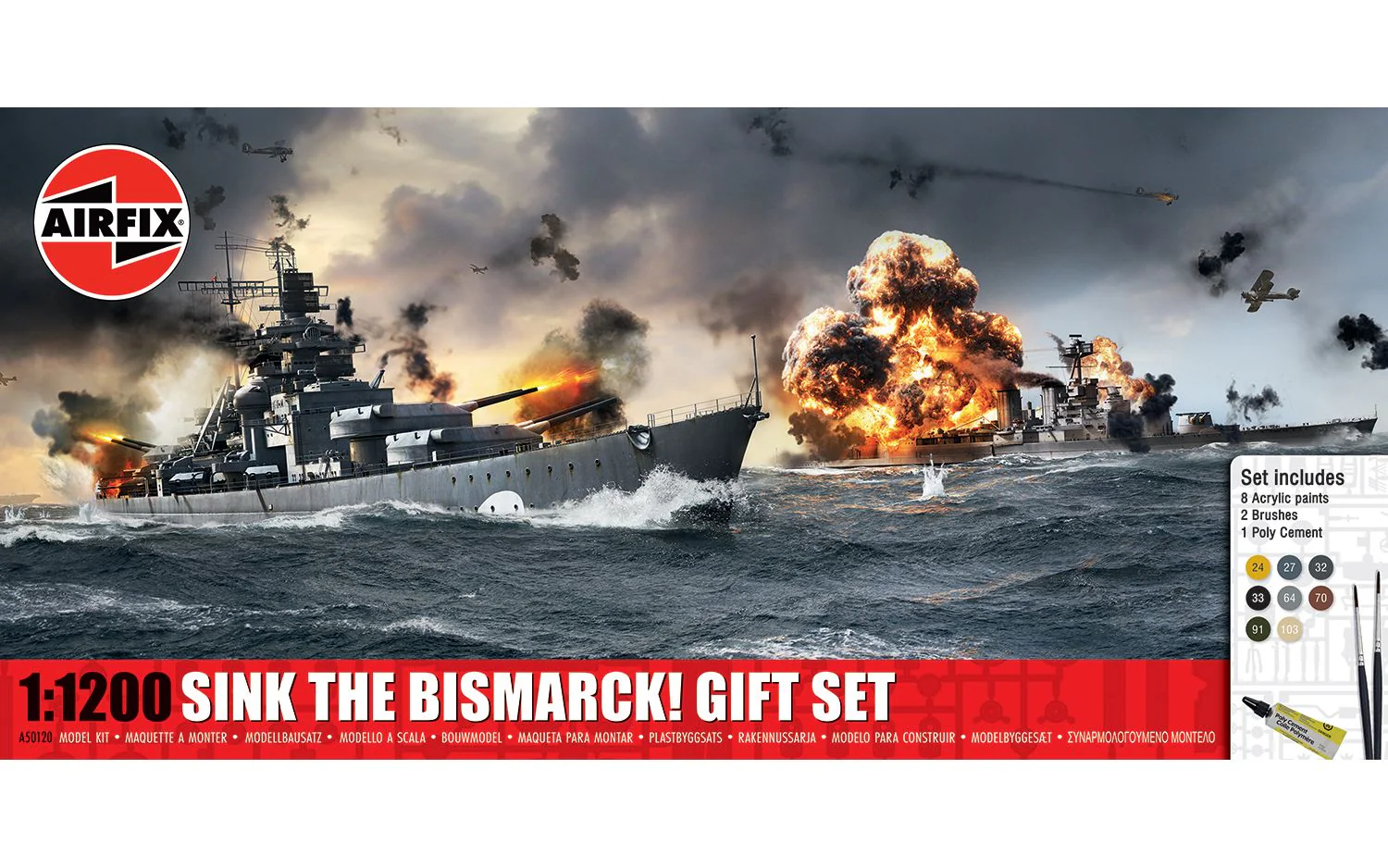 A50120 Sink The Bismarck! Model Set