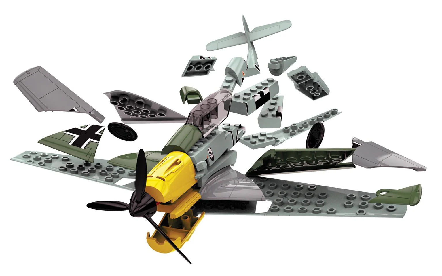 J6001 Airfix Quickbuild Model Kit - Messerschmitt 109 - Image 6