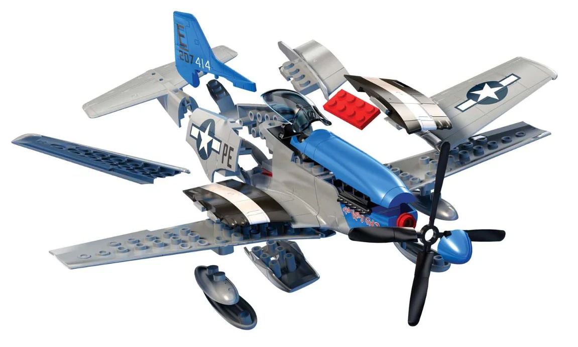 J6046 QUICKBUILD D-Day P-51D Mustang Model Kit - Image 4