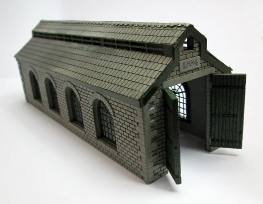 95654 NES1 Single Track Engine Shed Kit
