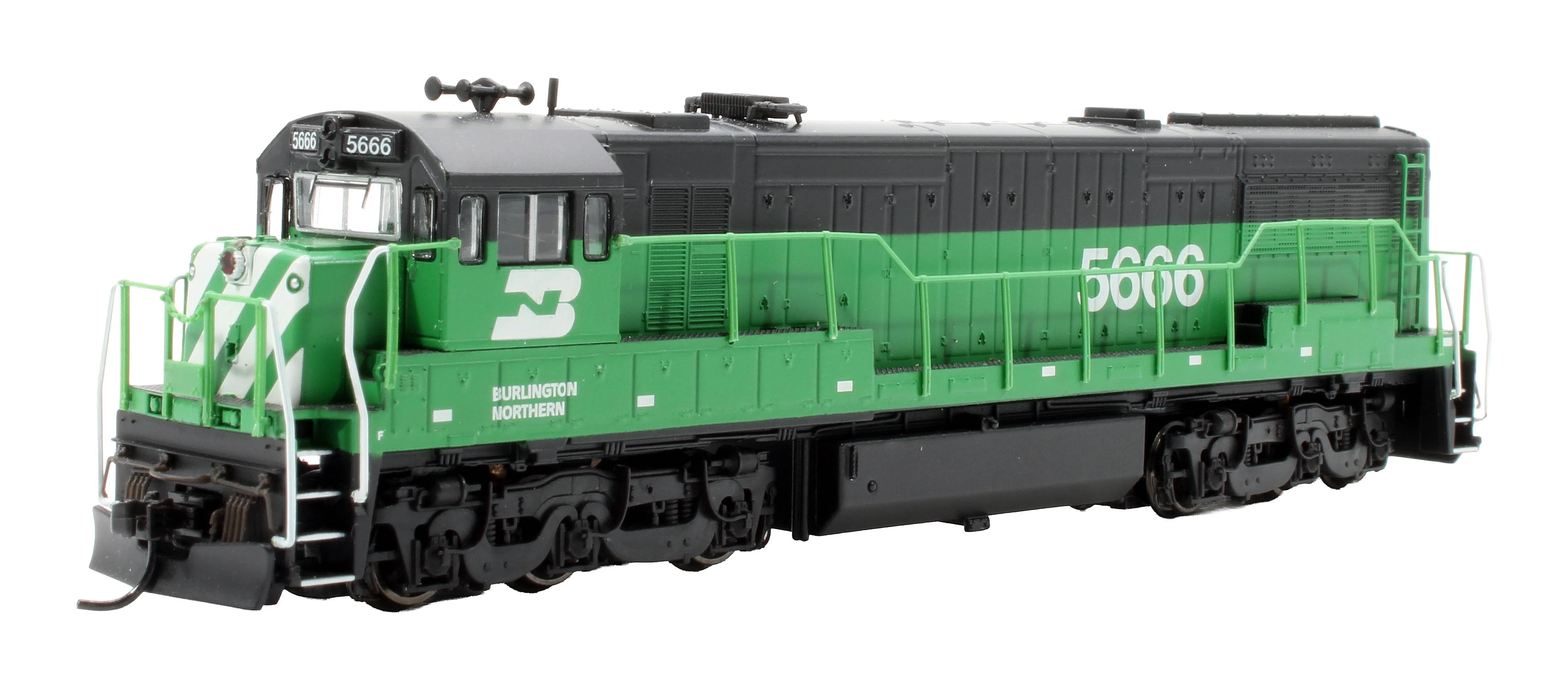 Pre-Owned HN2317 Burlington Northern G.E U28C '5666' Diesel Electric Locomotive