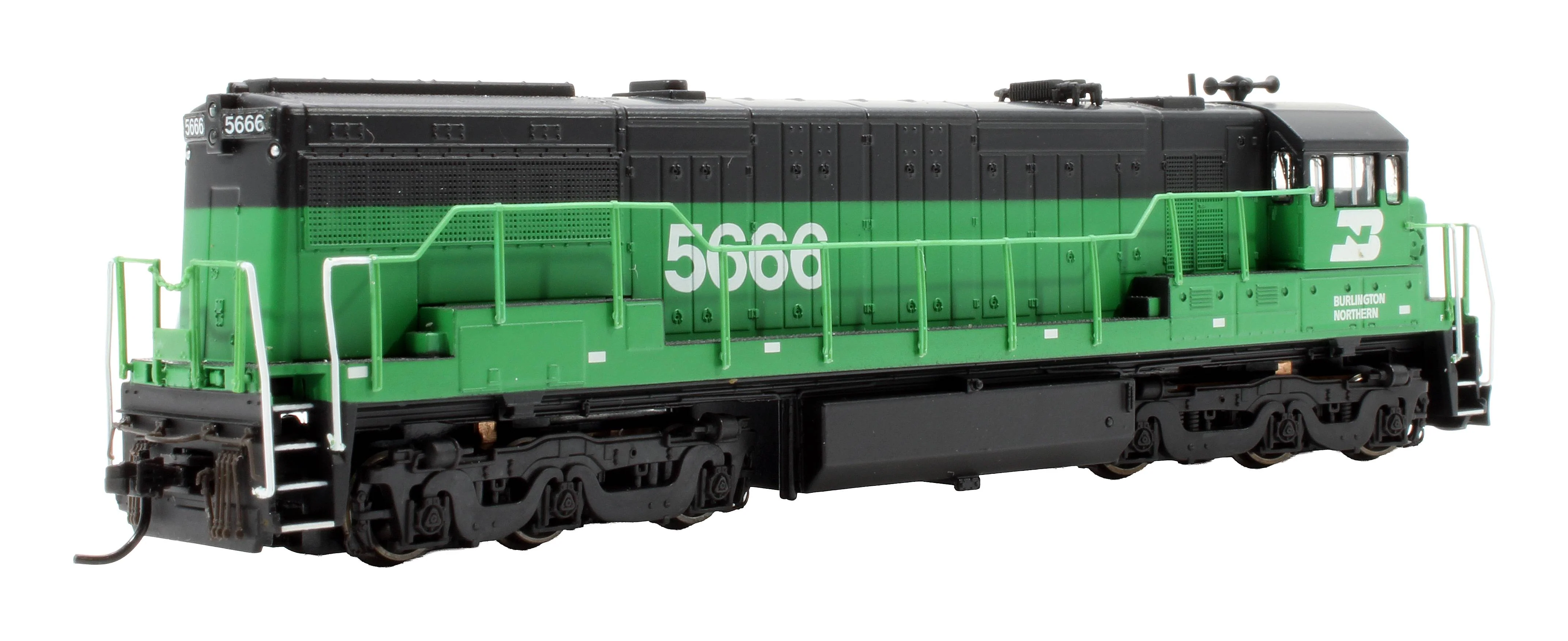 Pre-Owned HN2317 Burlington Northern G.E U28C '5666' Diesel Electric Locomotive - Image 2