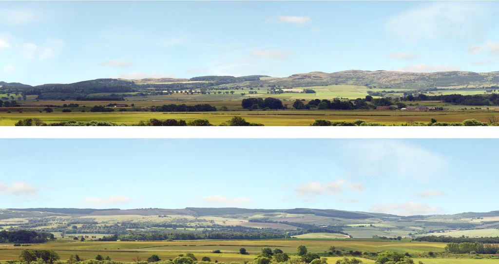 95202 Art Printers Hills & Dales OO Gauge 15" High Backscene