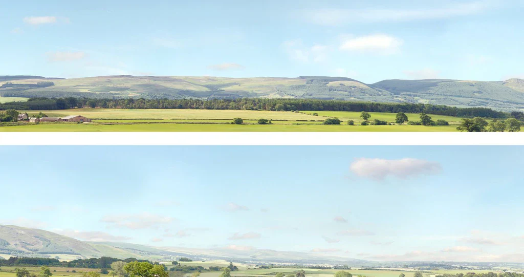 95203 Art Printers Hills & Dales OO Gauge 15" High Backscene