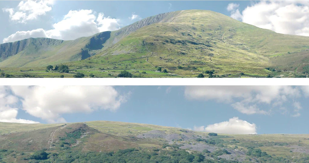 95276 Art Printers Llanberis OO Gauge 15" High Backscene