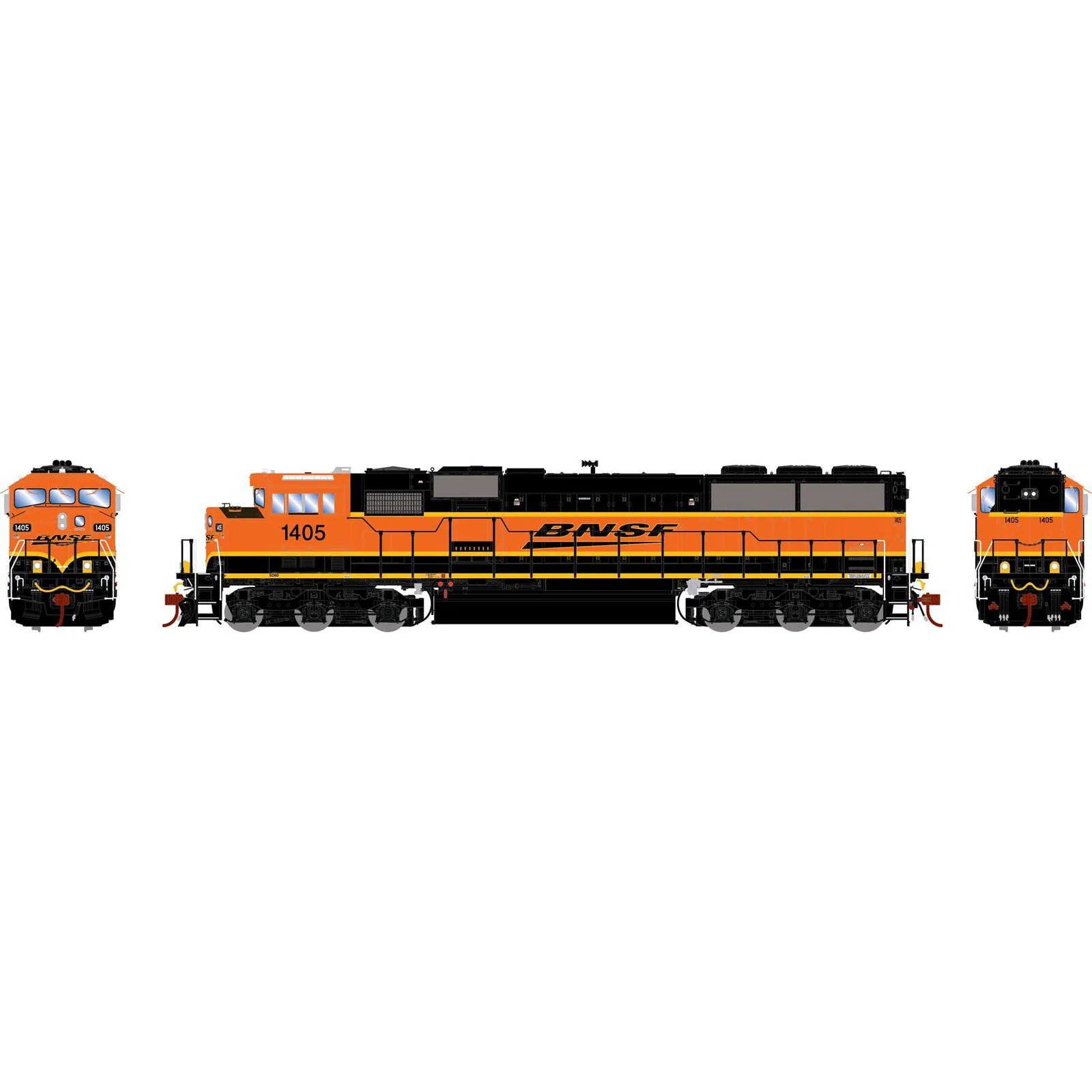 ATHG75526 G2.0 SD60M-3 Tri-Clops, BNSF #1405 Diesel Locomotive - DCC Ready