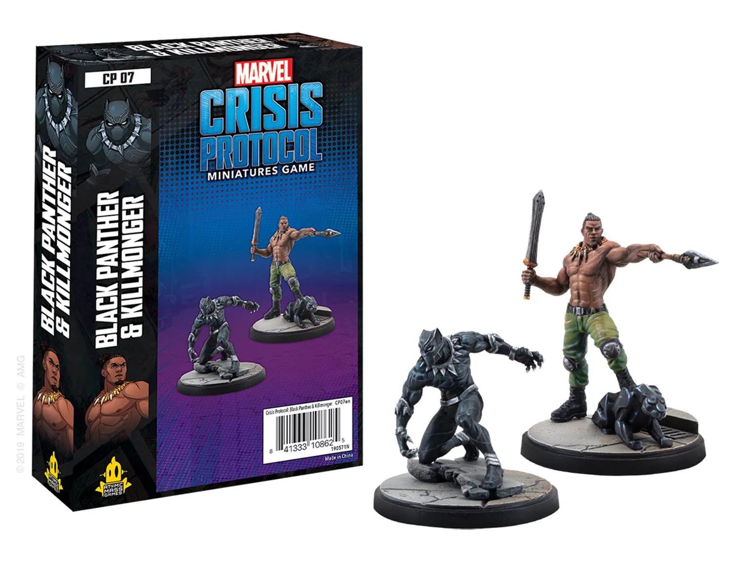 FFGMSG07 CP07 Marvel Crisis Protocol Black Panther & Killmonger