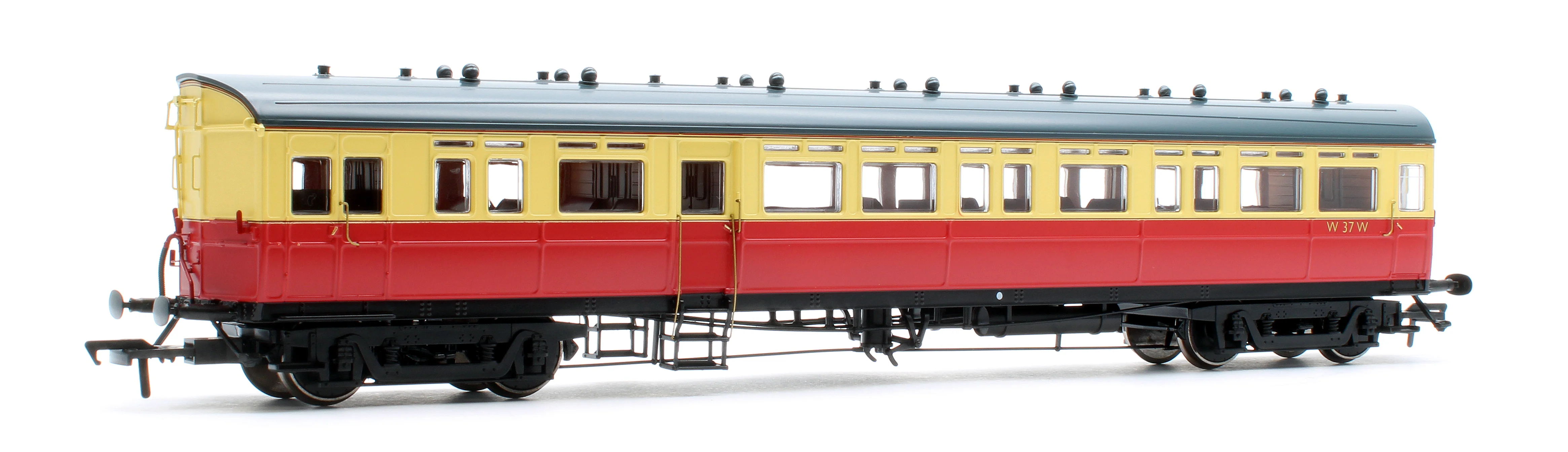 4P-004-005D Autocoach BR W37W Carmine & Cream - DCC Fitted - Image 2