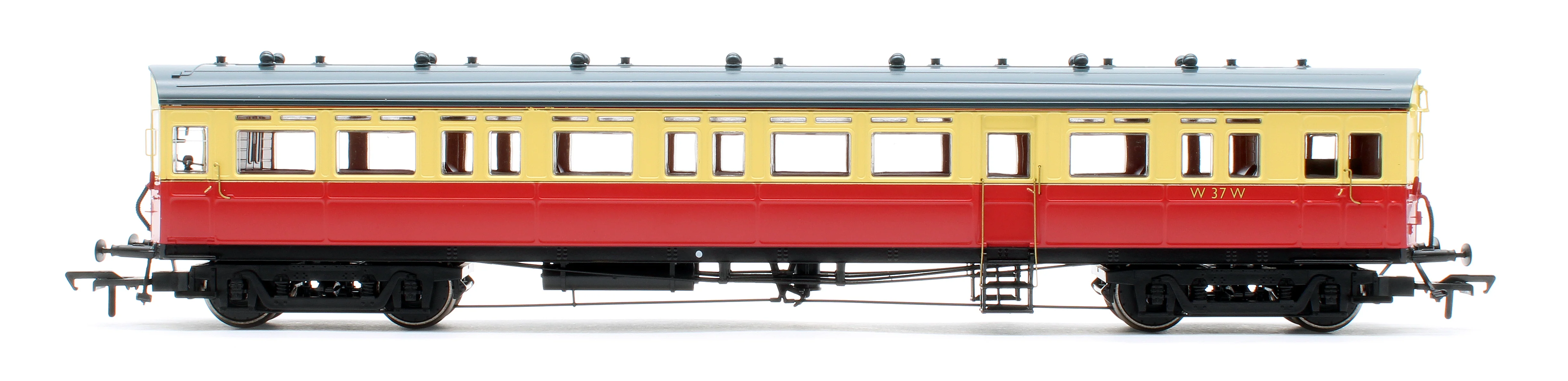 4P-004-005D Autocoach BR W37W Carmine & Cream - DCC Fitted - Image 3