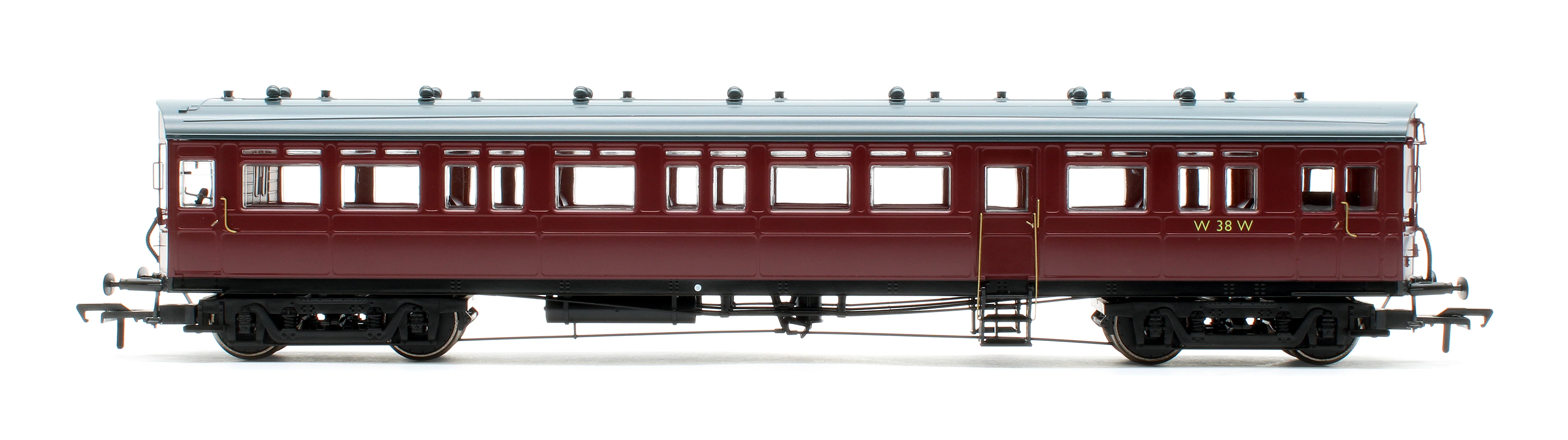 4P-004-007S Autocoach BR W38 Maroon - DCC Sound - Image 3