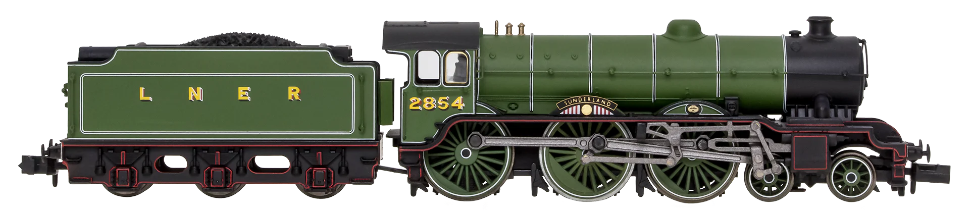 2S-020-004D B17 'Sunderland' 2854 LNER Apple Green - DCC Fitted - Image 2