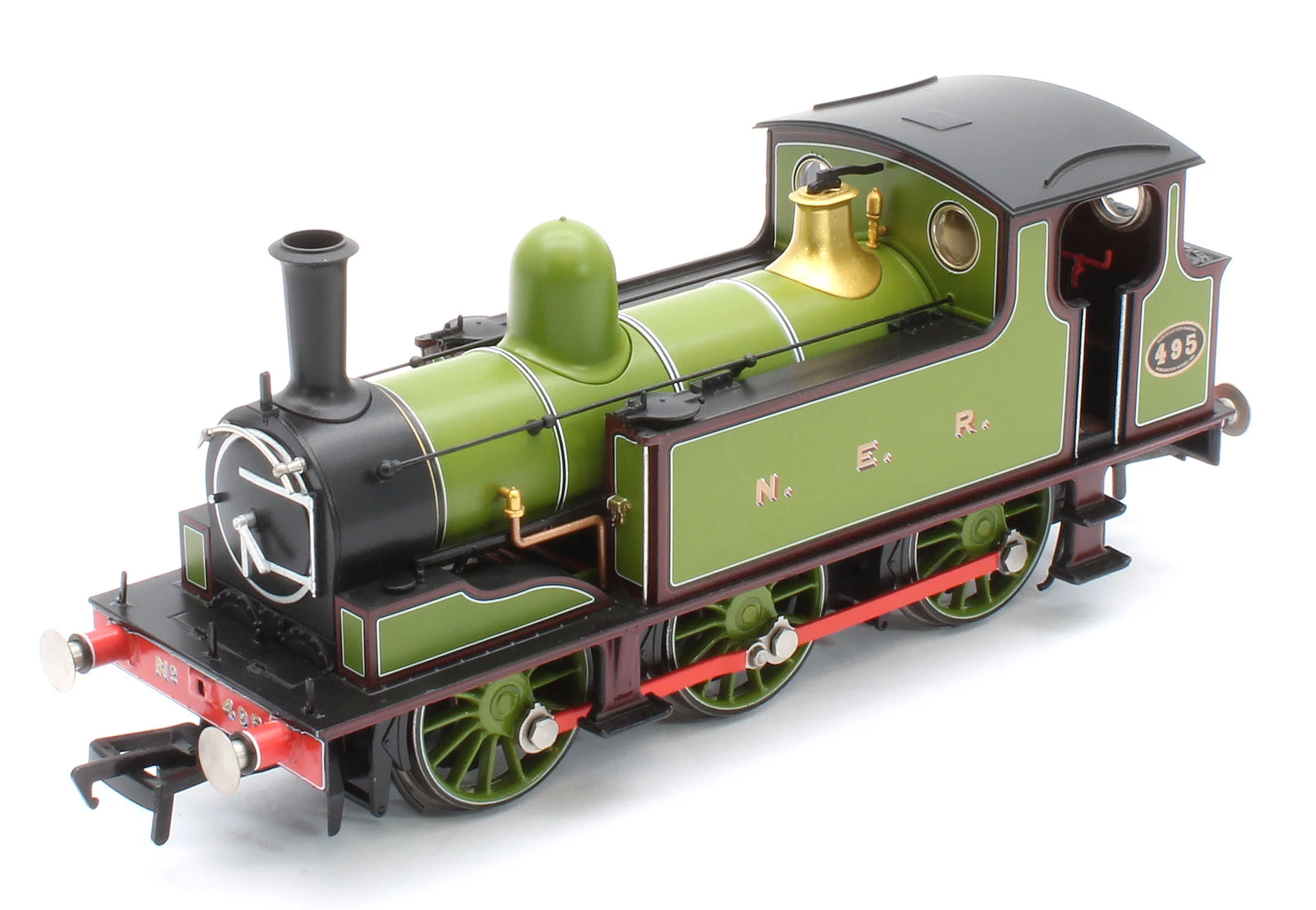31-065 NER E (J71) 495 NER Lined Green & Maroon Steam Tank Locomotive - Image 11