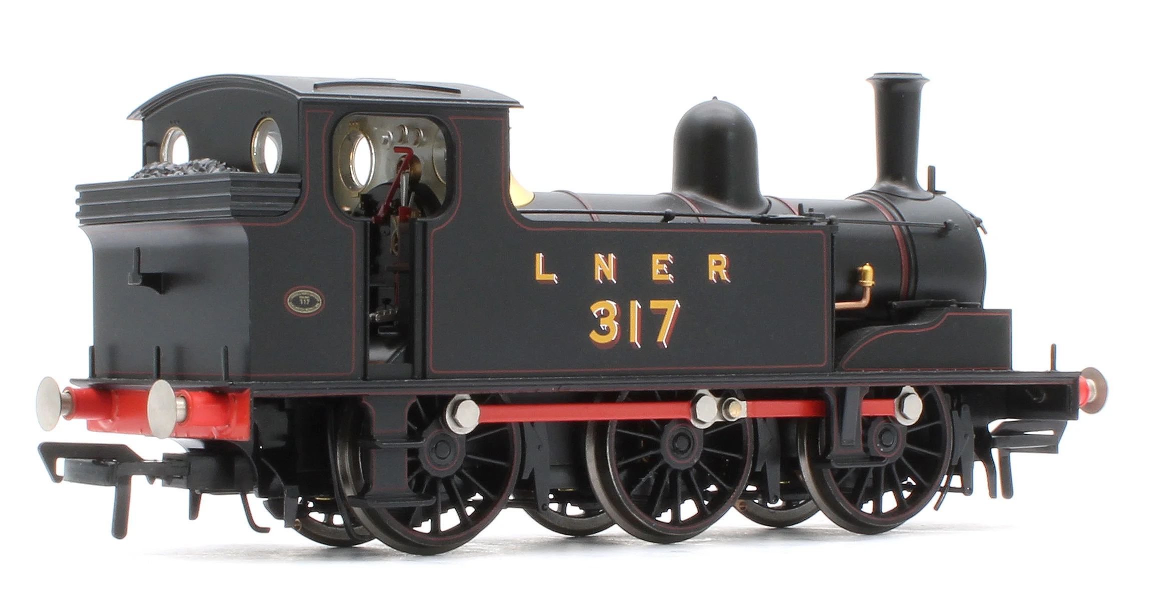 31-066 NER E (J71) 317 LNER Lined Black Steam Tank Locomotive - Image 4