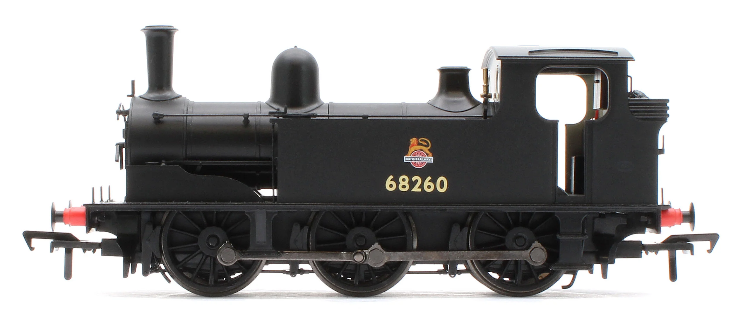 31-069SF NER E (J71) 68260 BR Black (Early Emblem) Steam Tank Locomotive - DCC Sound - Image 2