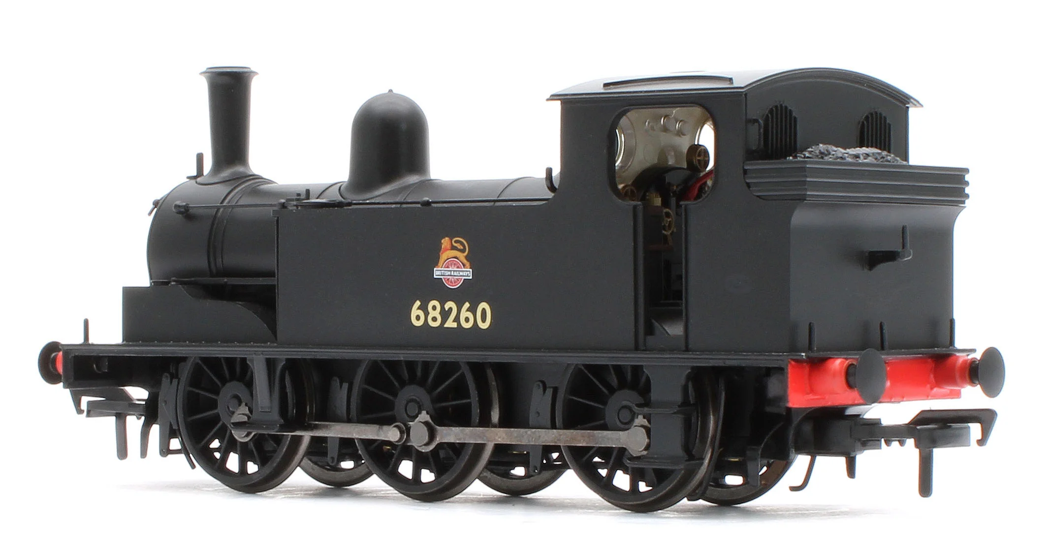 31-069SF NER E (J71) 68260 BR Black (Early Emblem) Steam Tank Locomotive - DCC Sound - Image 3